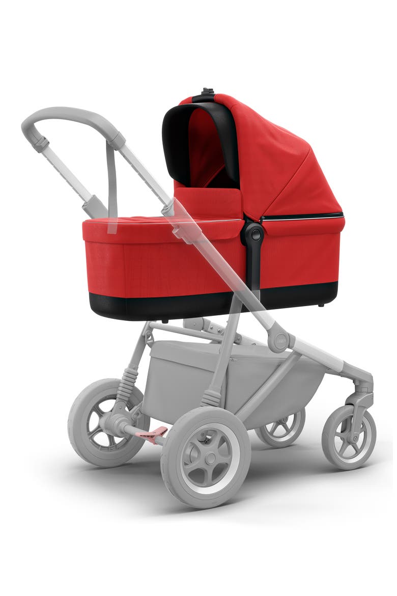 Sleek Bassinet for Thule Sleek Stroller, Alternate, color, ENERGY RED