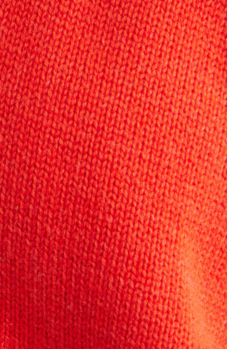 Pendleton Openwork Detail Cotton Cardigan, Alternate, color, Poppy