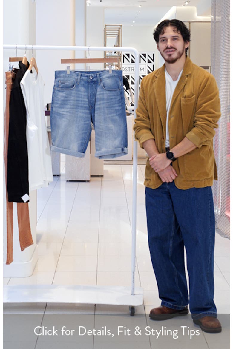 Slim Fit Denim Shorts video
