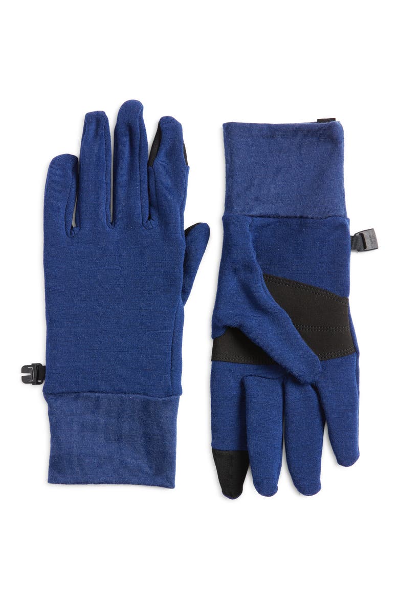 Sierra Tech Touchscreen Compatible Fleece Gloves, Main, color, ROYAL NAVY