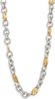 VIDAKUSH Duotone Mariner Link Necklace