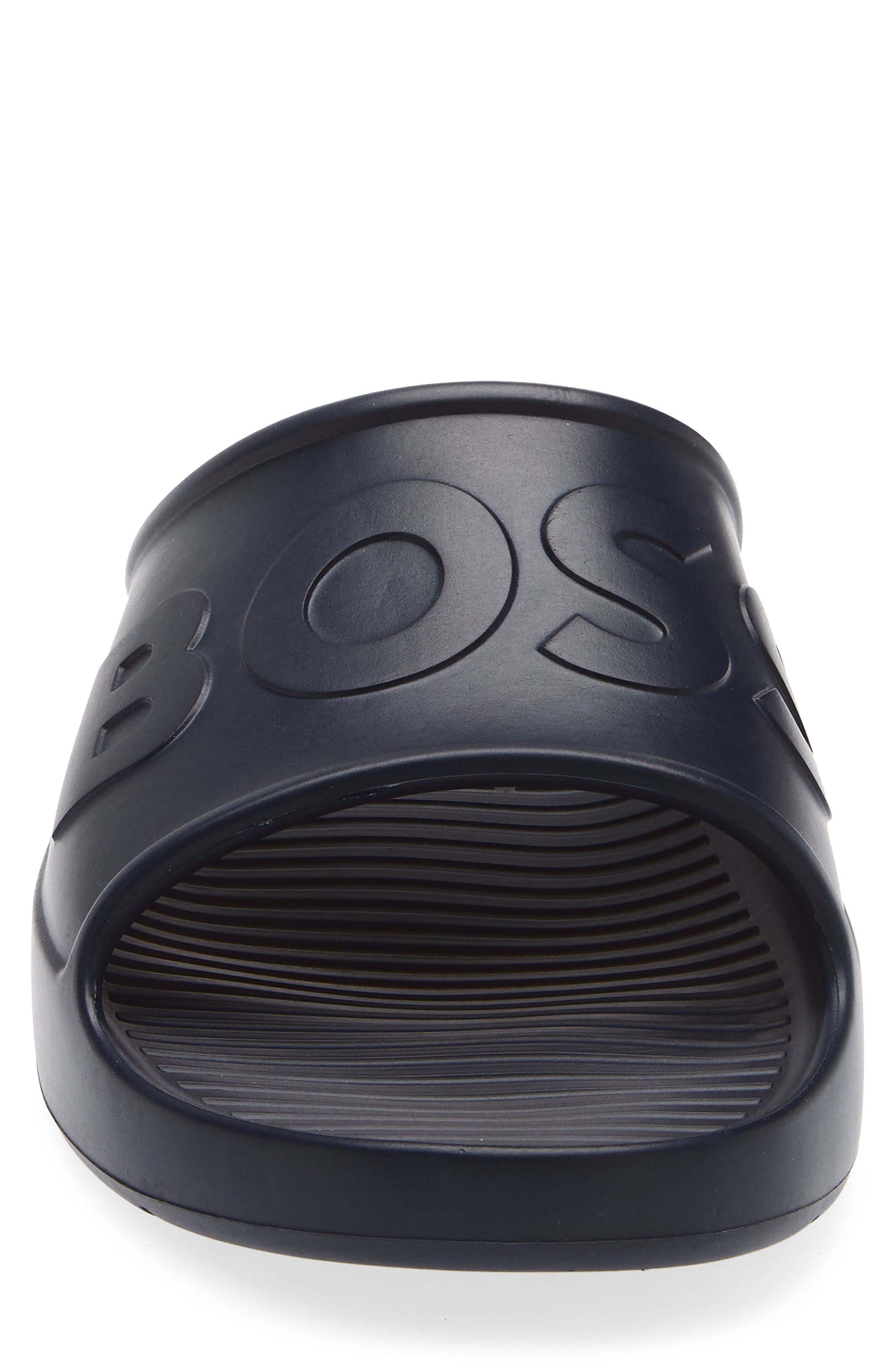 BOSS Darian Slide Sandal, Alternate, color, Dark Blue
