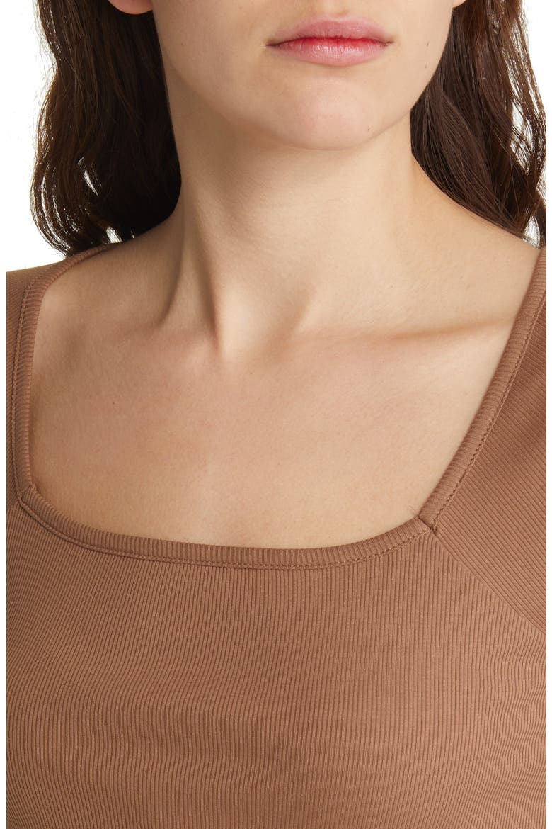 Brightside Square Neck T-Shirt, Alternate, color, STABLE