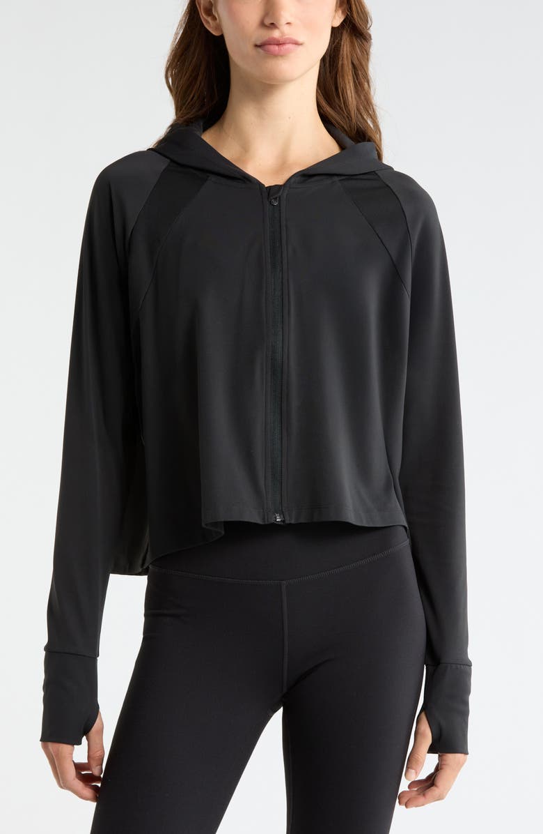 Zella Revitalize Jacket, Alternate, color, Black