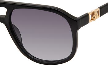 59mm Aviator Gradient Sunglasses