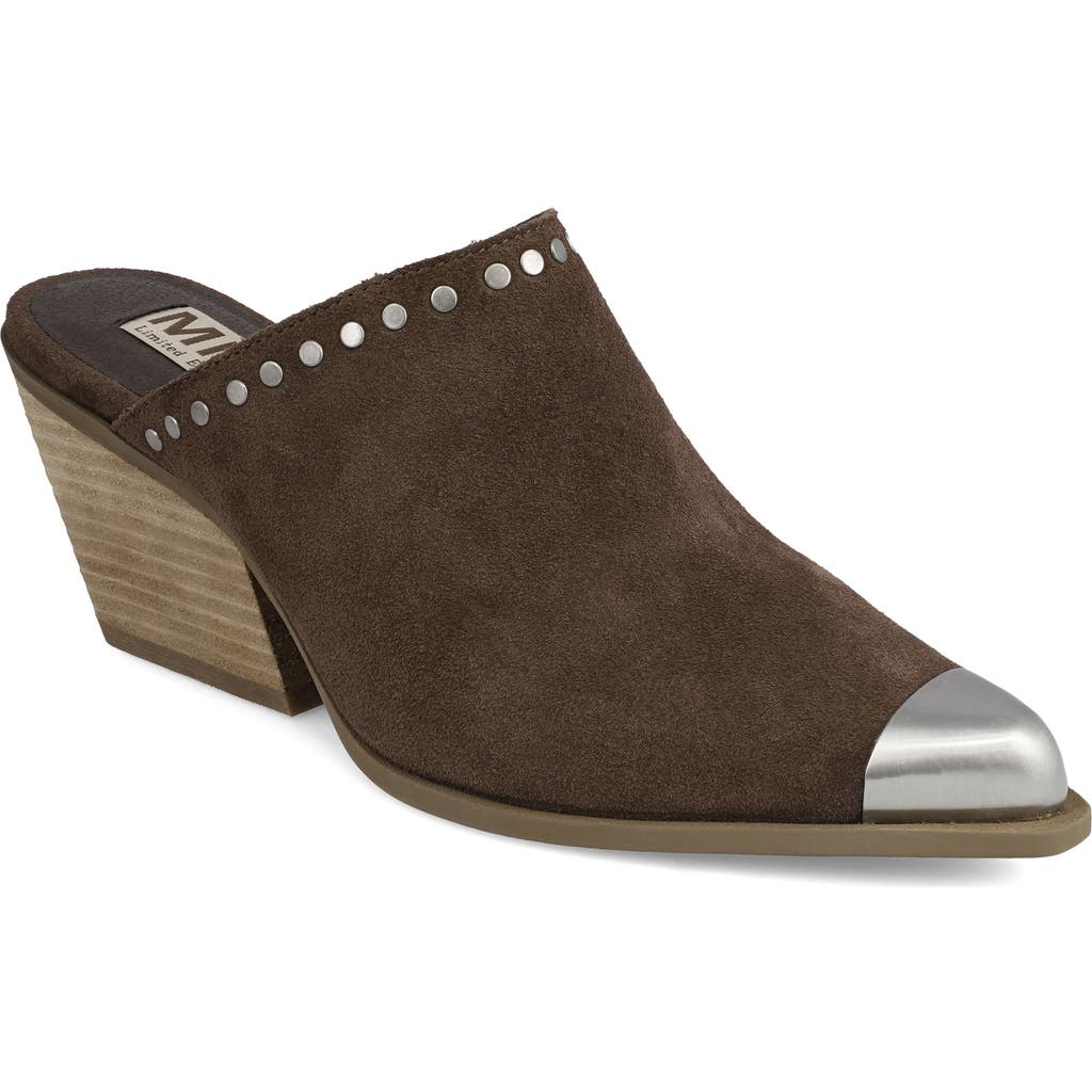 Mia Dixie Cap Toe Mule In Brown