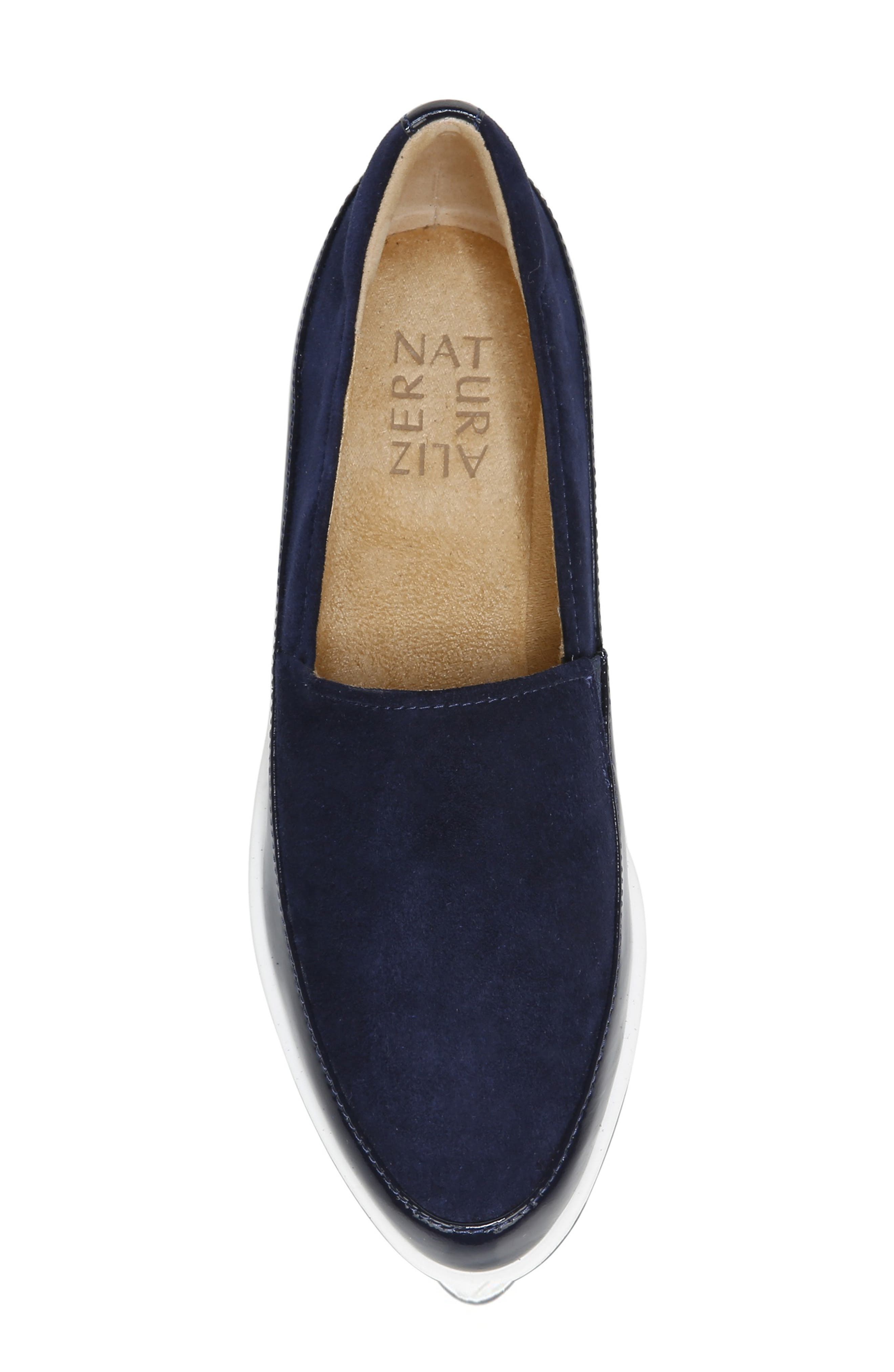 Beale Flat, Alternate, color, FRENCH NAVY LEATHER