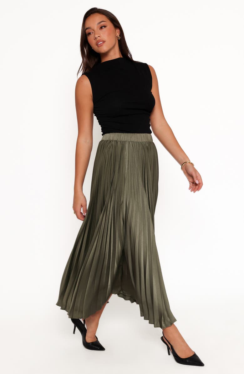 Petal & Pup Polina Pleated Maxi Skirt, Alternate, color,