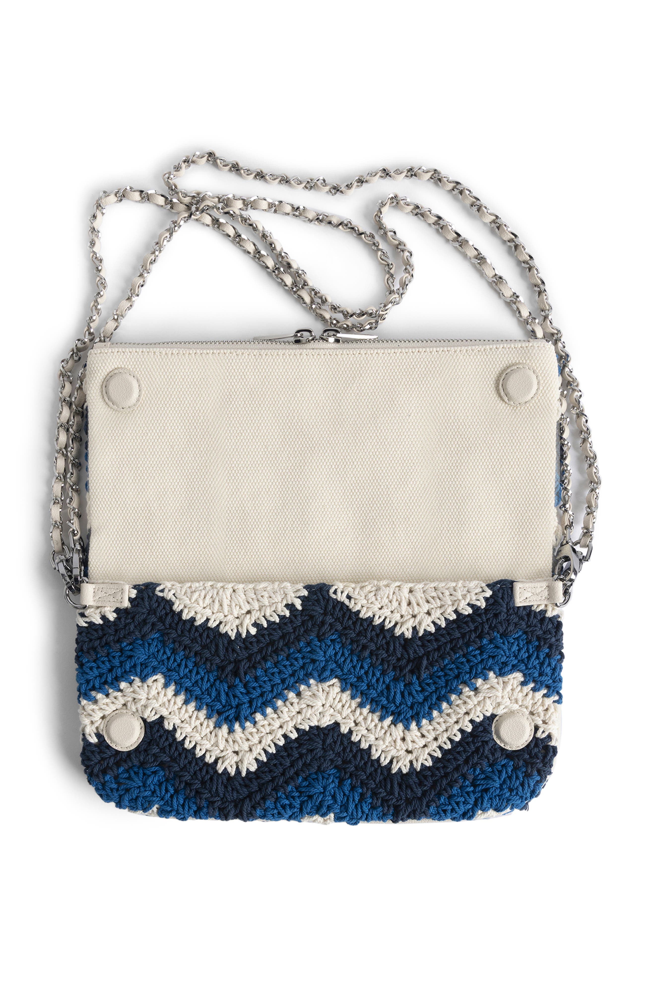 Rock Macramé Crossbody Bag, Alternate, color, TANDEM