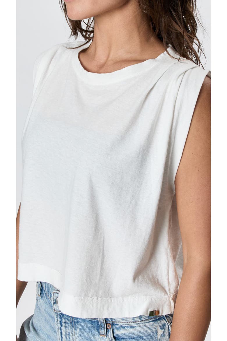 Jackie Pleated Shell, Alternate, color, White
