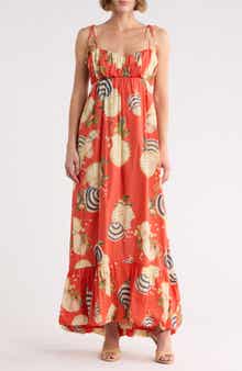 DRESS TO Sea Shell Print Dress