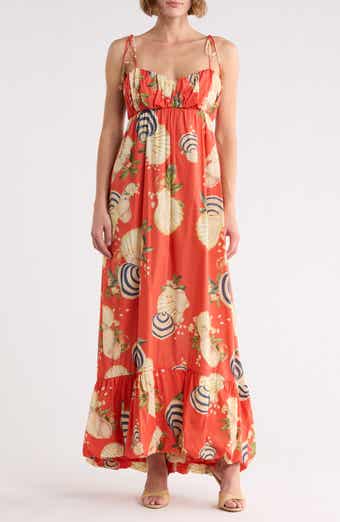 DRESS TO Sea Shell Print Dress