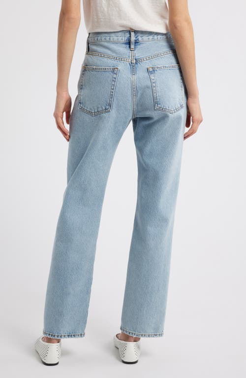 Frame The Staple High Waist Straight Leg Jeans In Outlaw