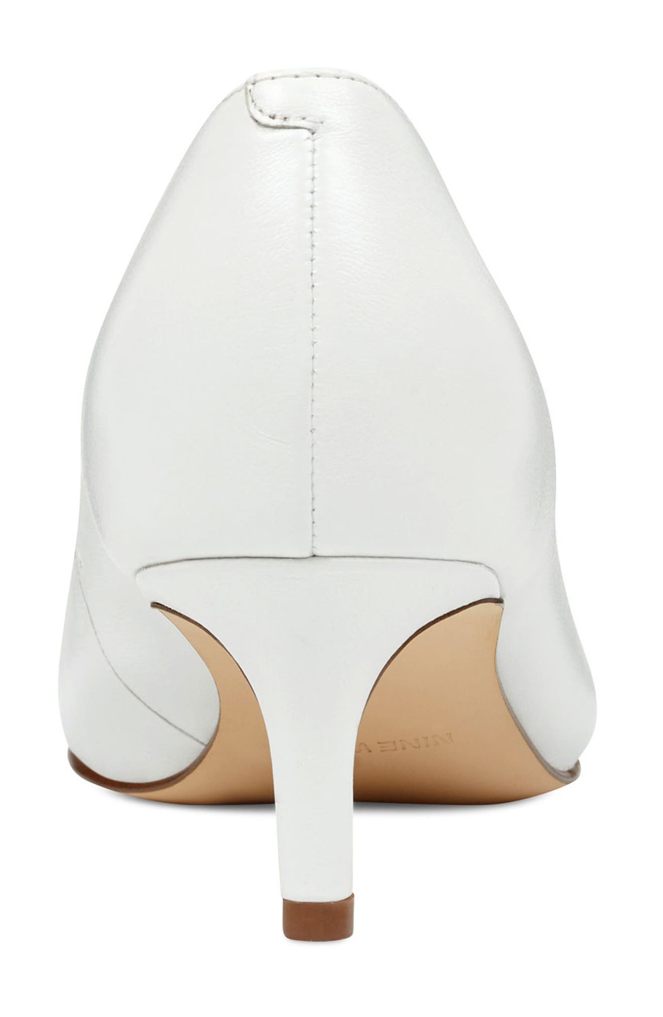 Fina Pump, Alternate, color, WHITE LEATHER
