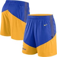Nike Men's Nike Royal/Gold Los Angeles Rams Sideline Primary Lockup Performance Shorts