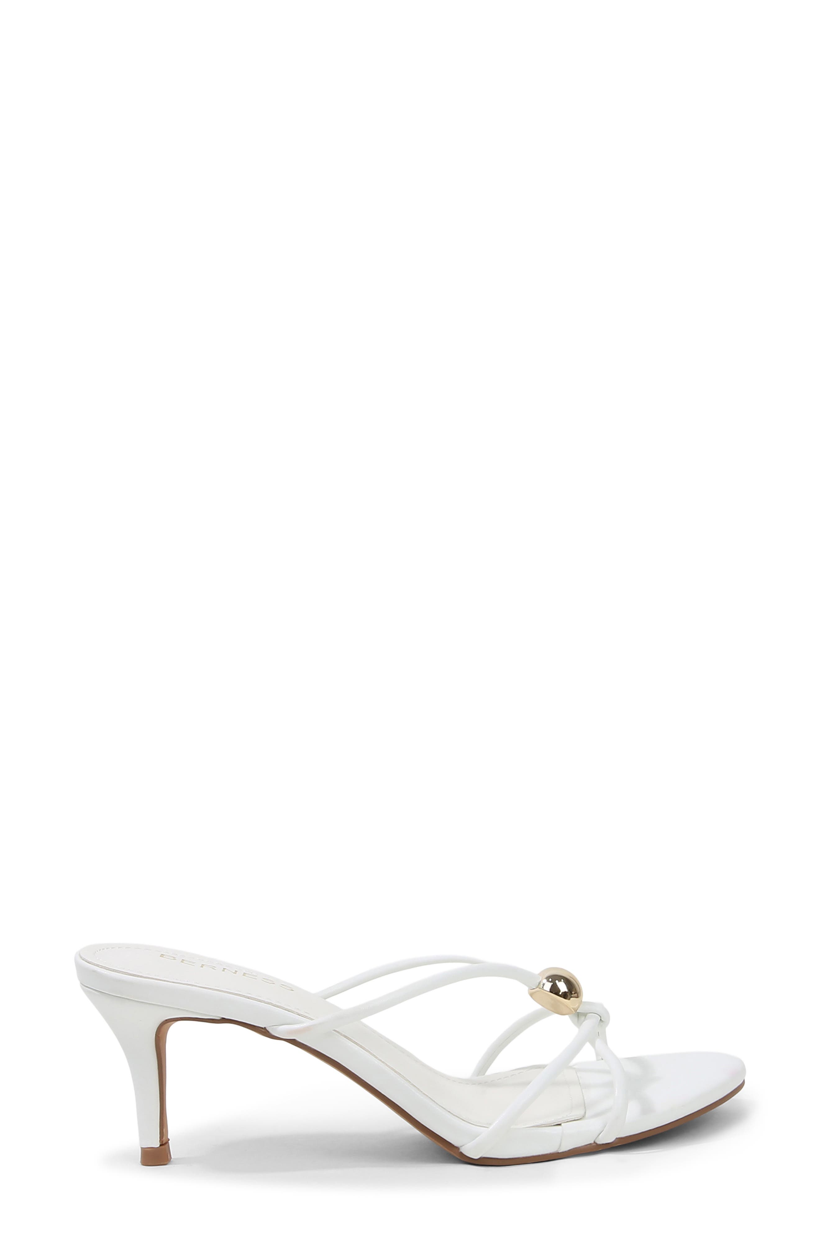 Fifi Strappy Heeled Thong Sandal, Alternate, color, WHITE