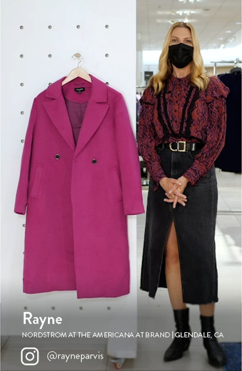 Double Breasted Long Coat, sales video thumbnail
