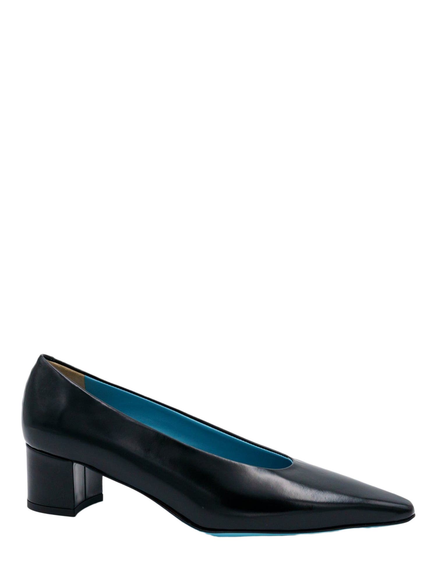 Valentina Rangoni Vera Block Heel Pump, Main, color, Black Mousse