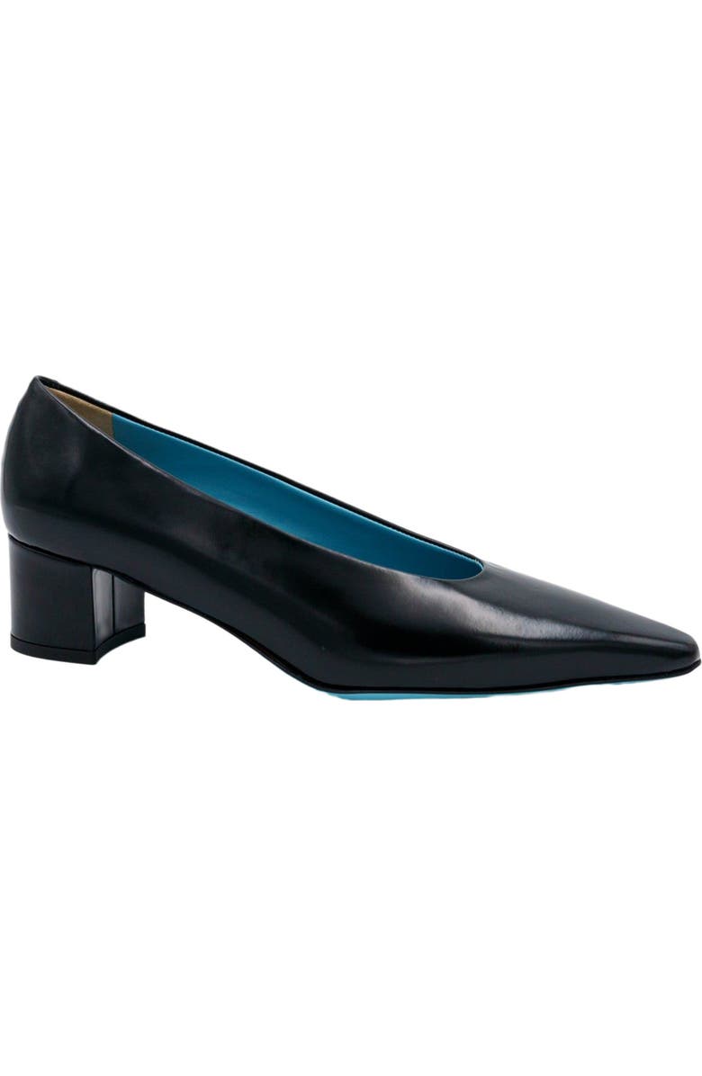 Valentina Rangoni Vera Block Heel Pump, Main, color, Black Mousse