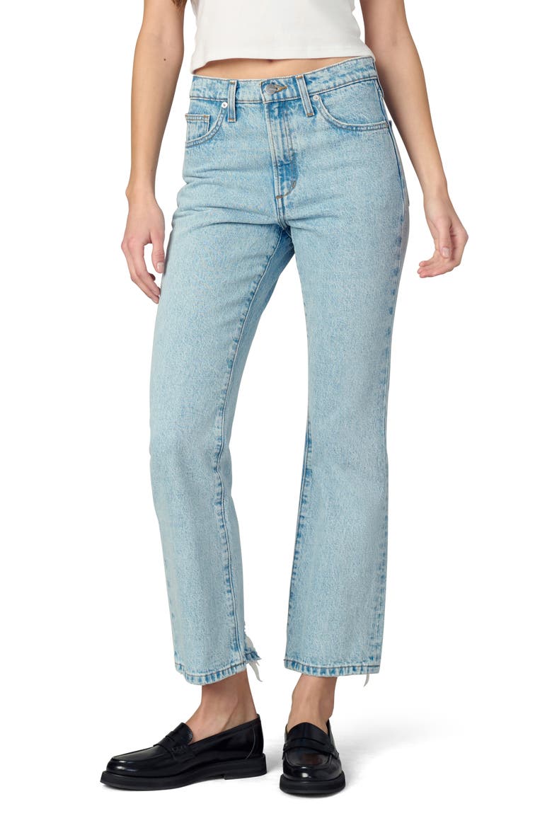 The Stacey Distressed High Waist Ankle Bootcut Jeans, Main, color, RAMPART