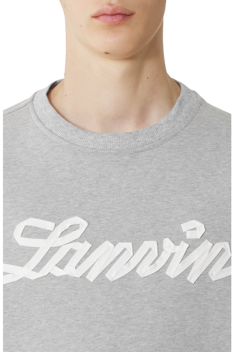 Ribbon Sweatshirt, Alternate, color, Heather Grey