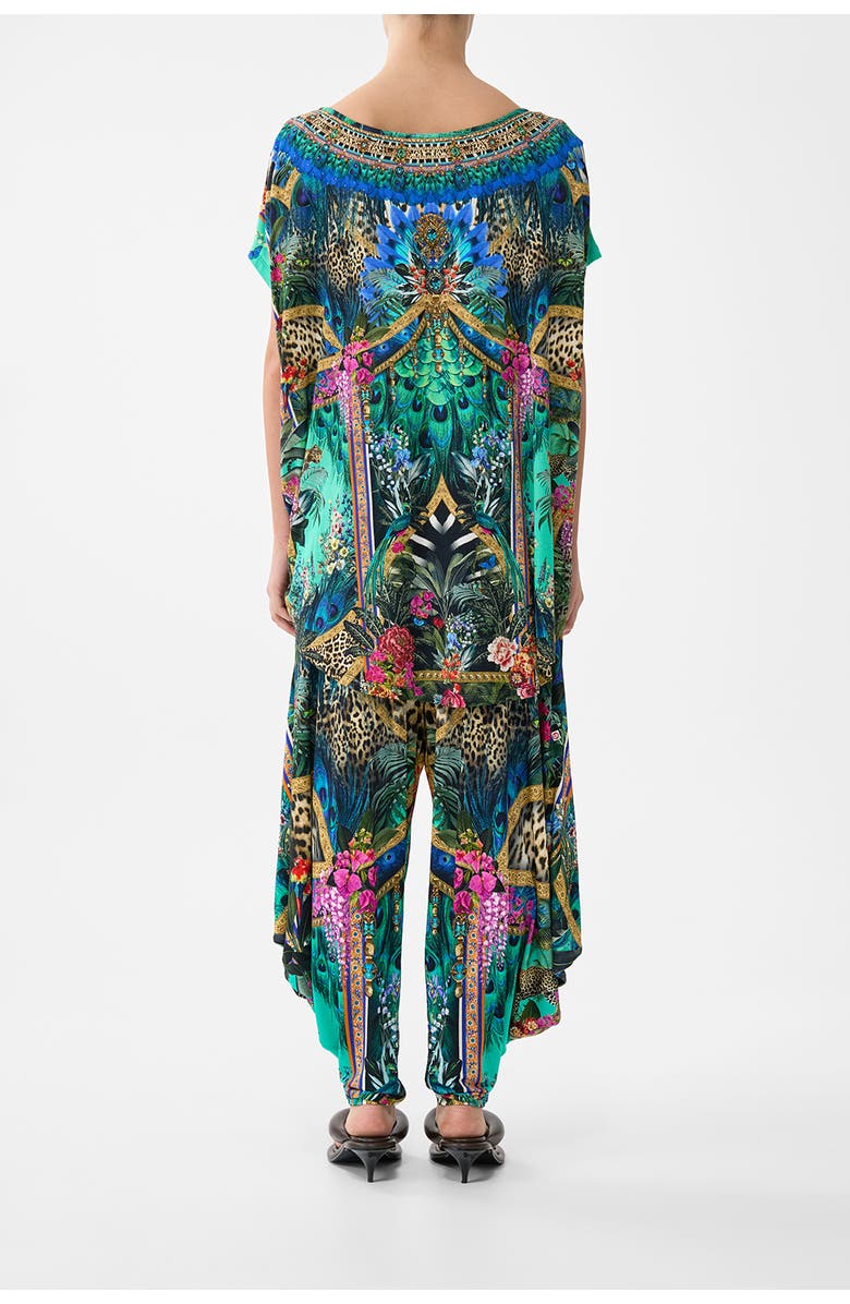 Camilla Jersey Drape Pant With Pocket, Alternate, color, Animal Alchemy