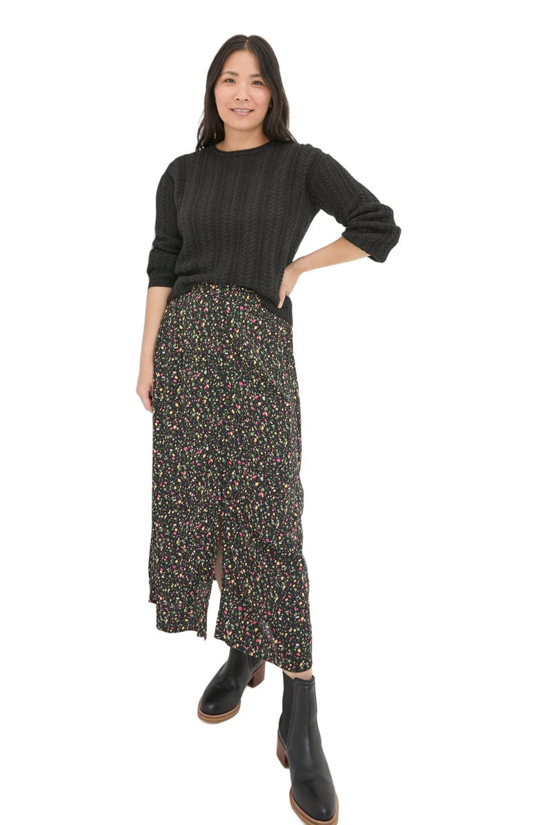 FatFace Women's Arabella Ditsy Marks Midi Skirt, Main, color, 