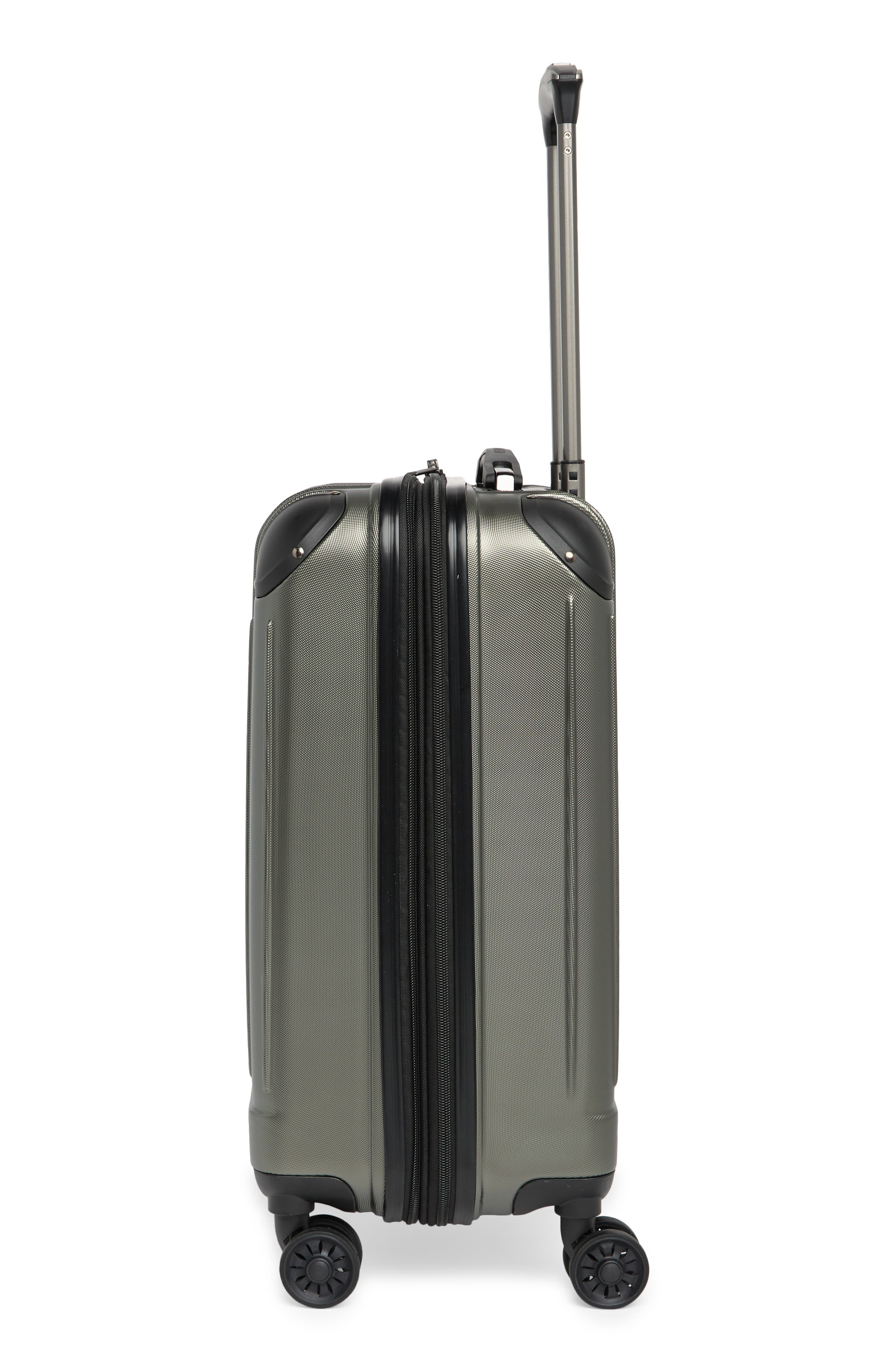 Kenneth Cole Reaction Flying Axis Collection 20" 8-Wheel Spinner Carry-On Luggage, Alternate, color, Silver