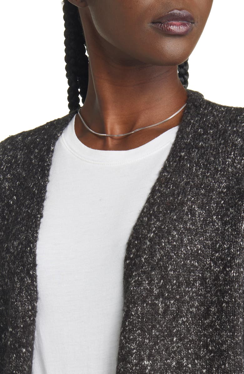 Treasure & Bond Marled Long Open Front Cardigan, Alternate, color, 