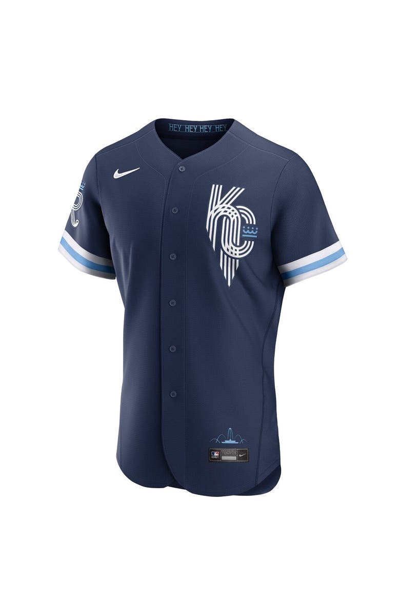 Nike Men's Nike Navy Kansas City Royals 2022 City Connect Authentic Jersey, Alternate, color, 