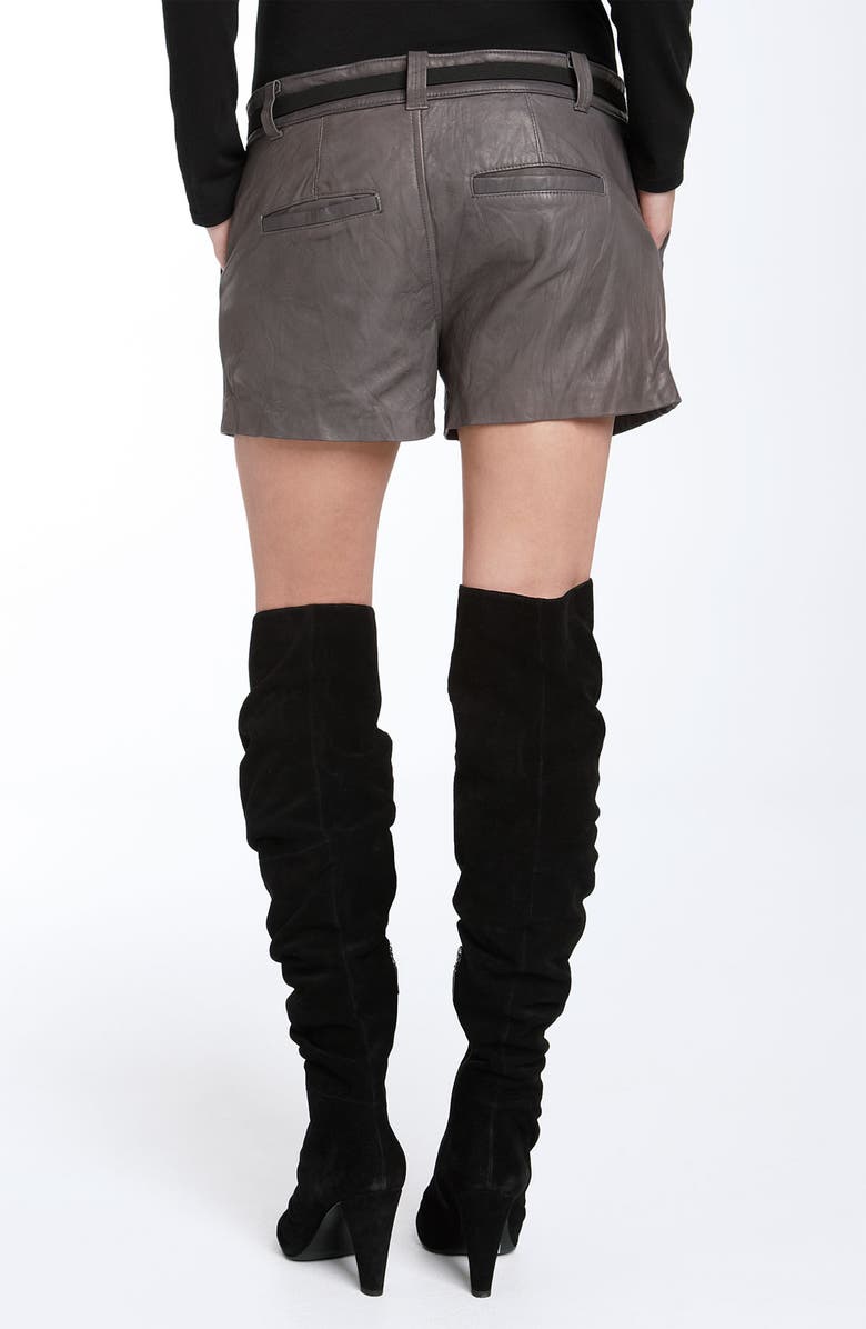 Joie 'Denver' Leather Shorts, Alternate, color, 