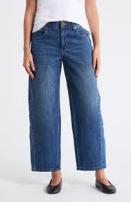 Democracy 'Ab'solution High Waist Ankle Barrel Leg Jeans