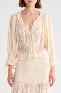 Young, Fabulous & Broke Claudine Lace Top