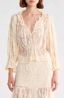 Claudine Lace Top