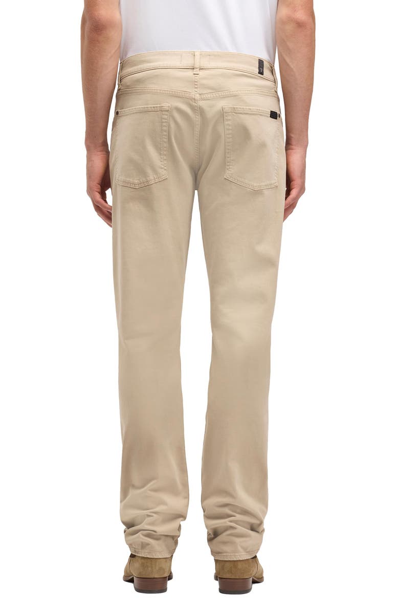 7 For All Mankind Comfort Sateen The Straight Leg Jeans, Alternate, color, Biscuit