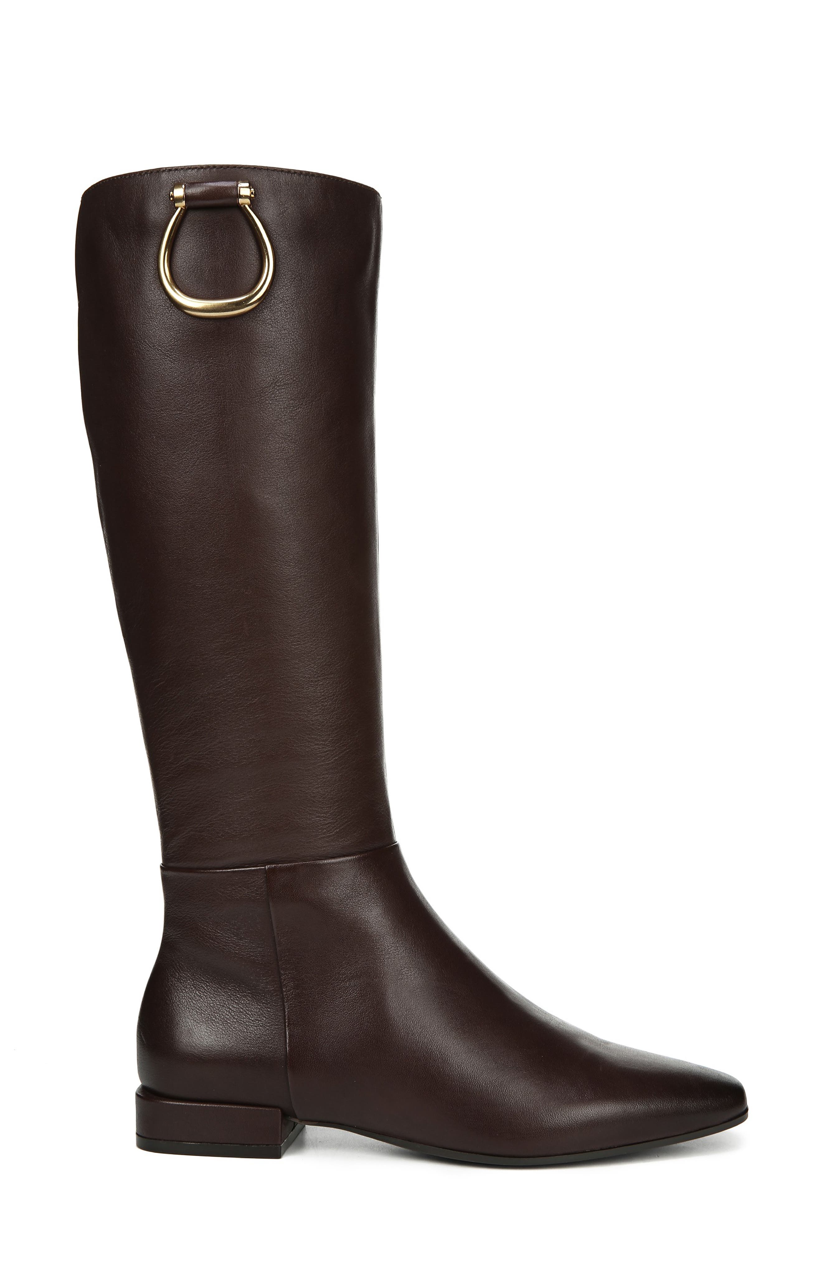 Carella Tall Boot, Alternate, color, CHOCOLATE LEATHER
