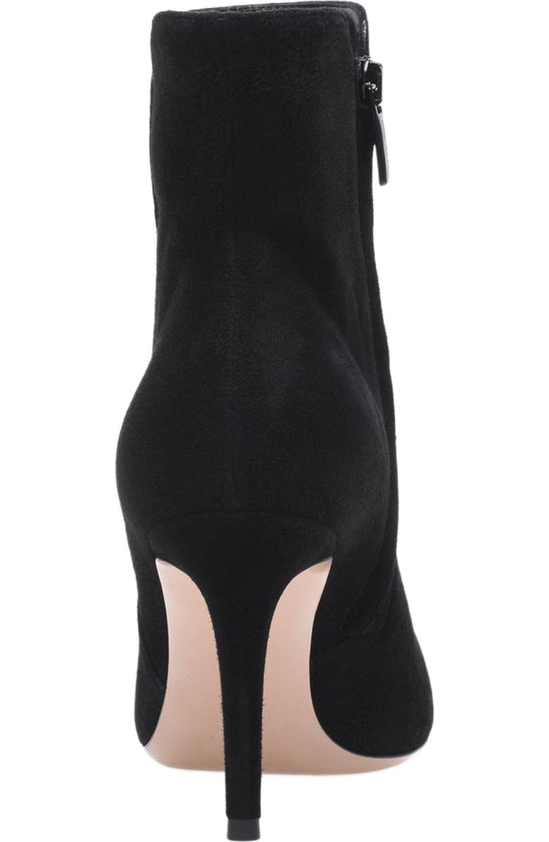 Gianvito Rossi Levy 85 Booties, Alternate, color, Black Suede