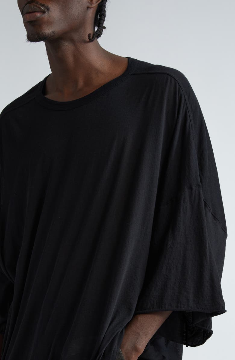 Rick Owens Tommy Oversize T-Shirt, Alternate, color, Black