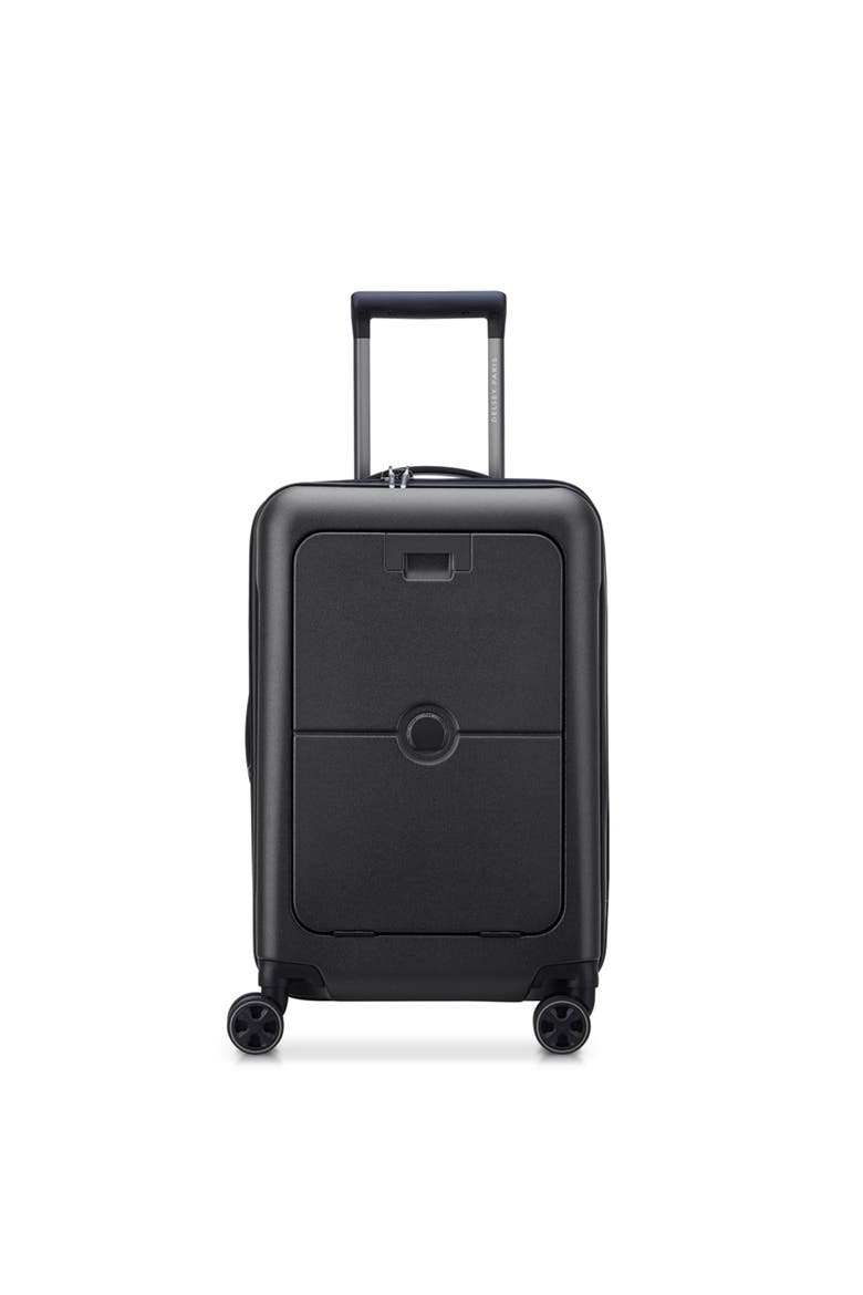 Turenne 2.0 Hardside 22" Carry On Spinner Luggage with Front Pocket, Main, color, Black