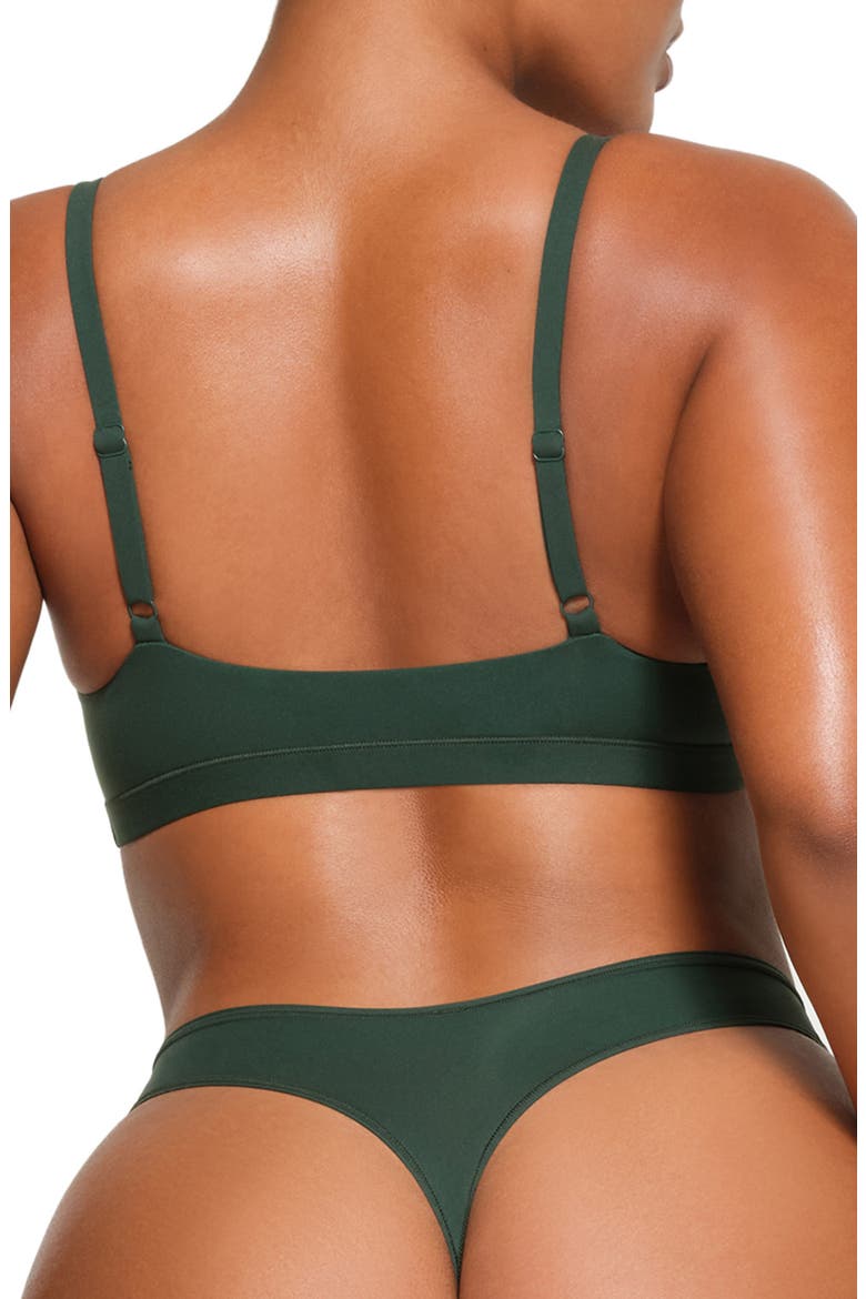 Fits Everybody 2-Pack Scoop Bralettes, Alternate, color, SPRUCE & ONYX