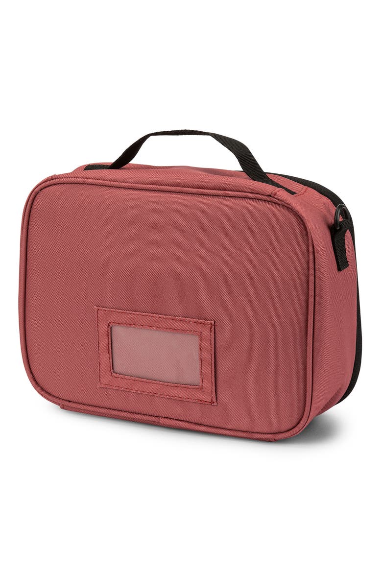 Brown Bag Lunch Box, Alternate, color, DUST RED
