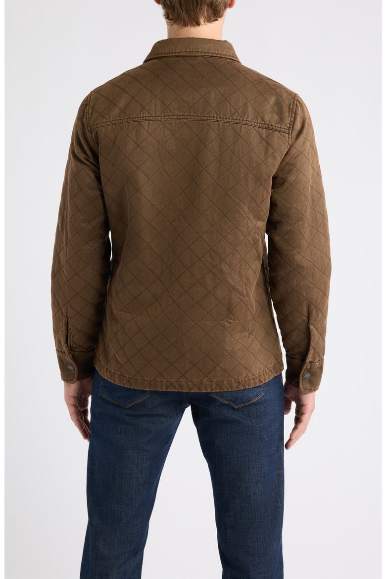 Quilted Chore Coat, Alternate, color, RUSSET