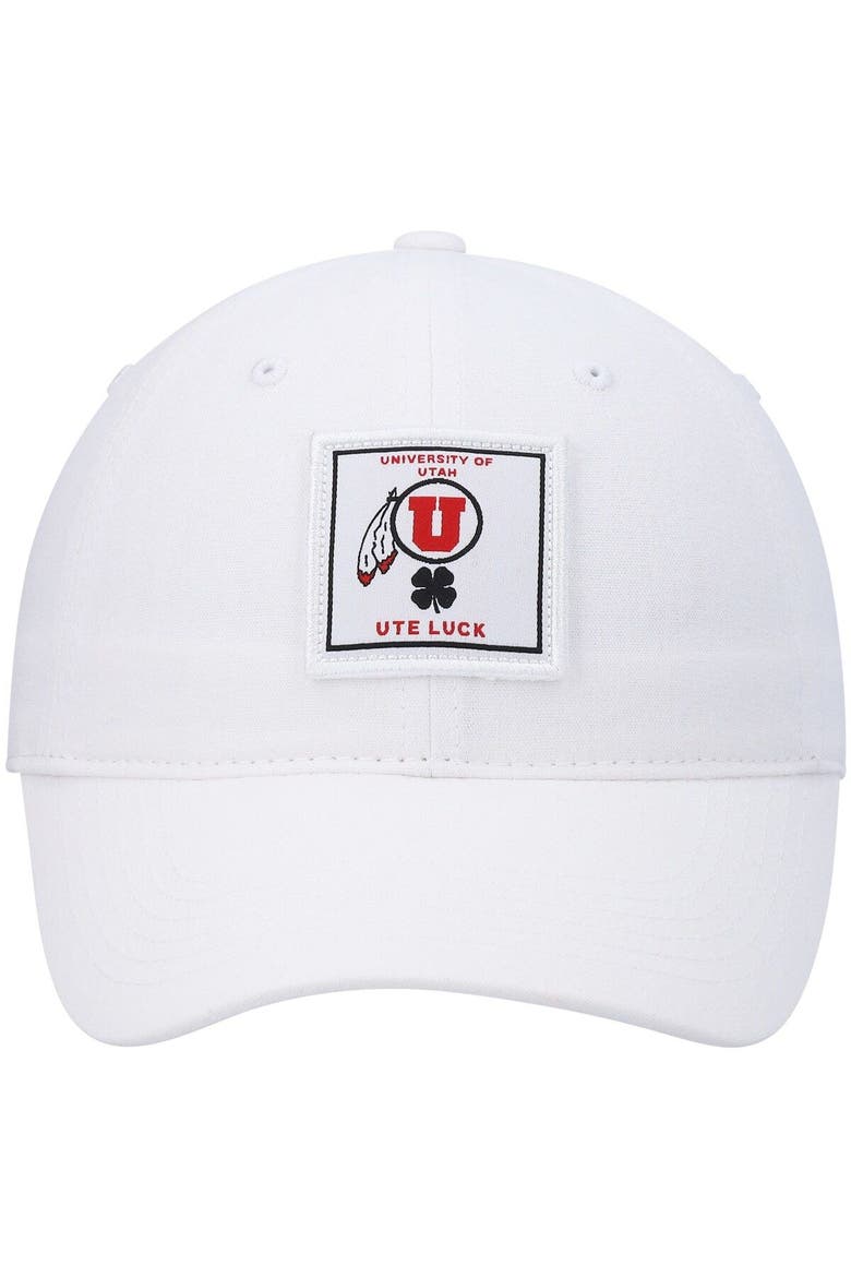 Men's White Utah Utes Dream Adjustable Hat, Alternate, color, White