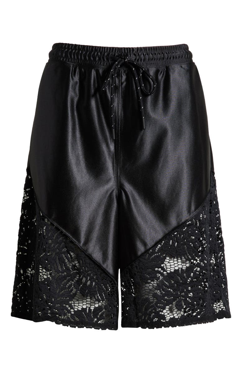 Free People FP Movement Roster Tie Waist Lace Trim Shorts, Alternate, color,