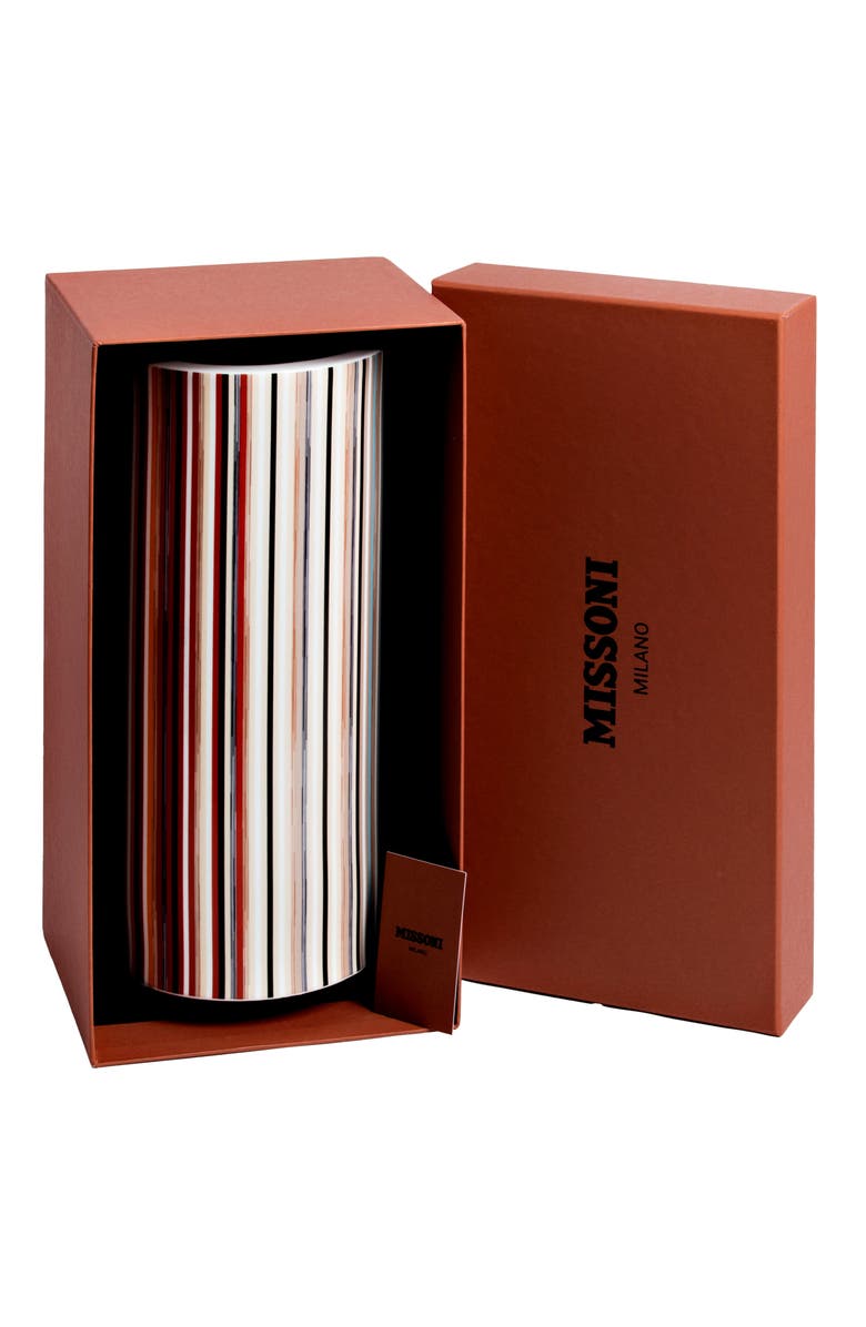 Missoni Home Tableware High Vase STRIPES Jenkins 148 diam. 6.3", H 14", Alternate, color, Multicolor