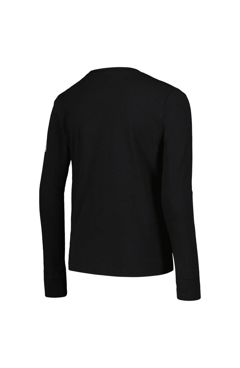 Jordan Brand Youth Jordan Brand Black Charlotte Hornets Swoosh Long Sleeve T-Shirt, Alternate, color, 
