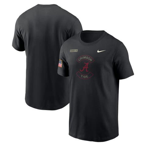 Men's Nike Black Alabama Crimson Tide 2025 Military Appreciation Performance T-Shirt