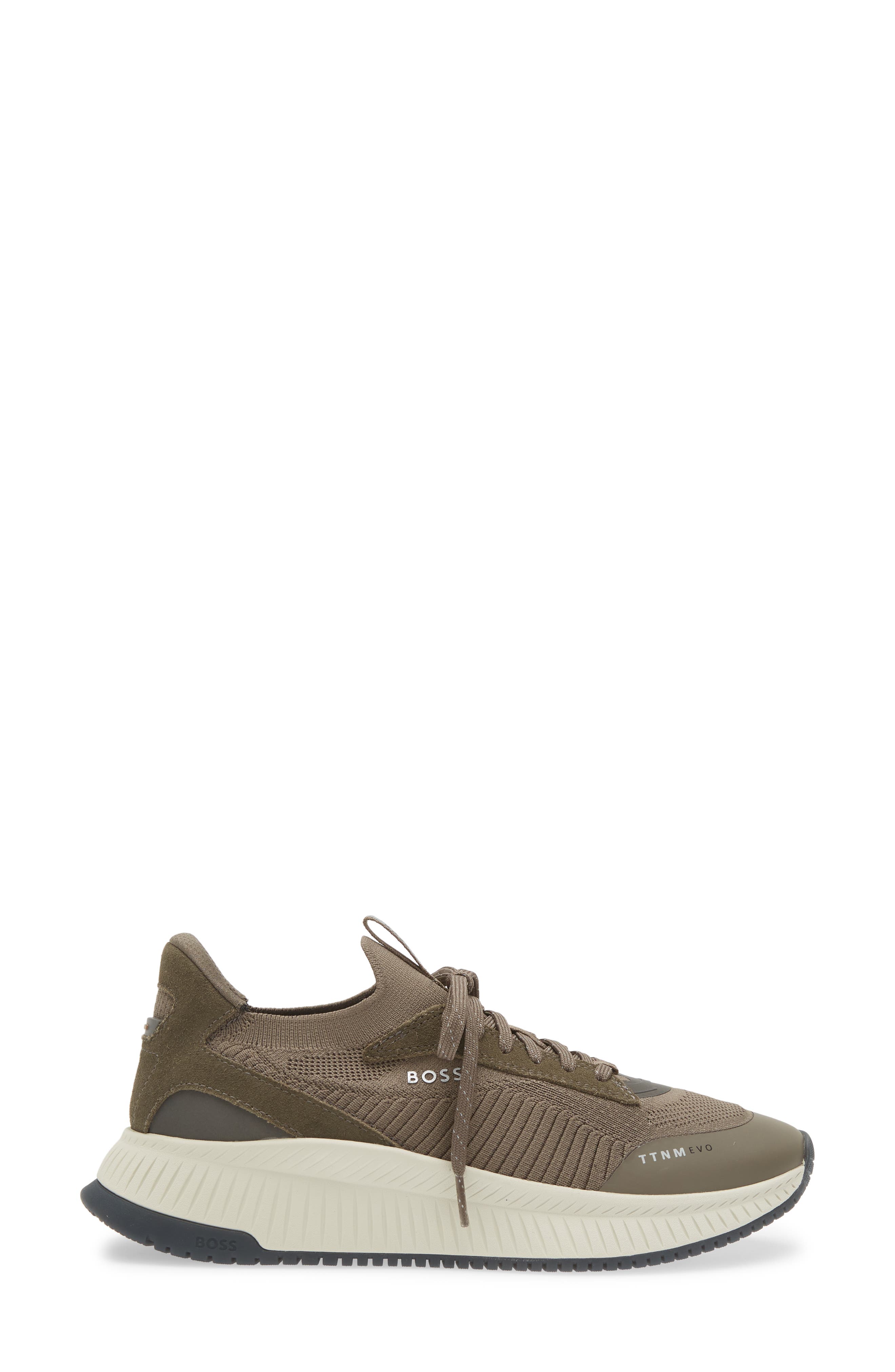 BOSS TTNM Evo Slon KNSD Sneaker, Alternate, color, Dark Green