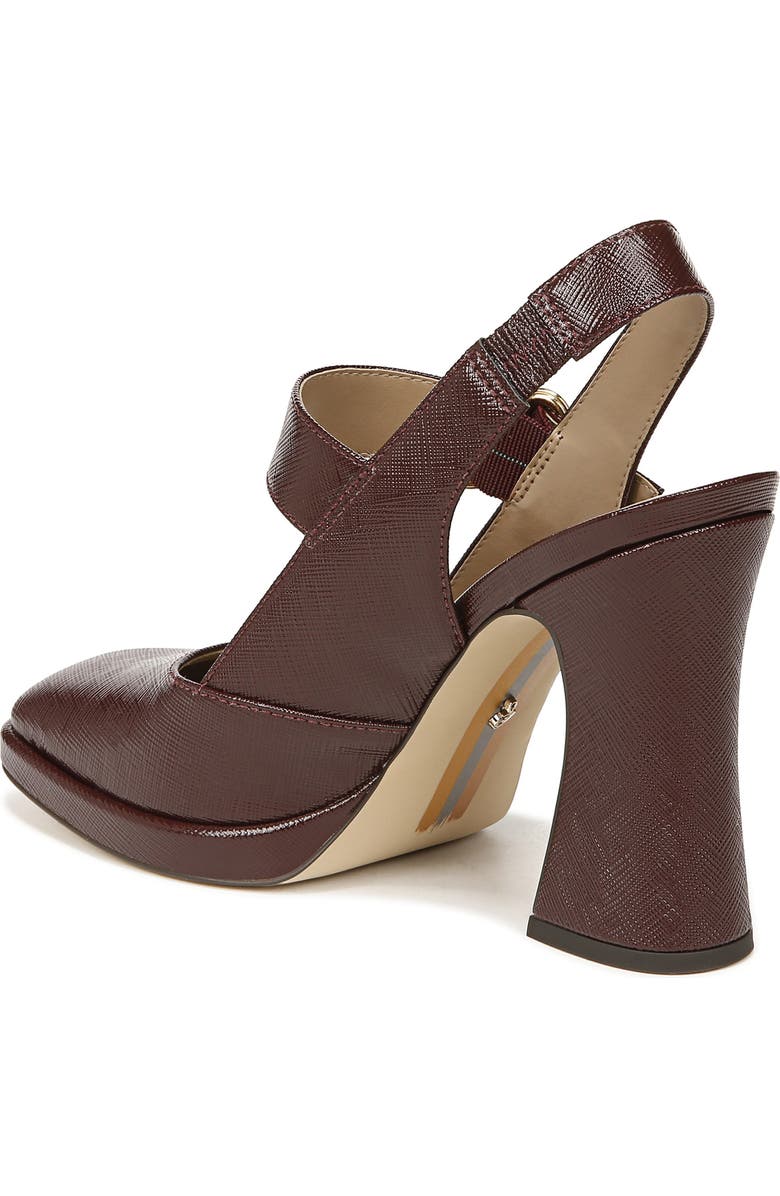 Sam Edelman Jildie Platform Slingback Pump, Alternate, color, French Burgundy