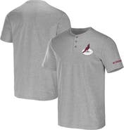 NFL X DARIUS RUCKER Men's NFL x Darius Rucker Collection by Fanatics Heather Gray Arizona Cardinals Henley T-Shirt
